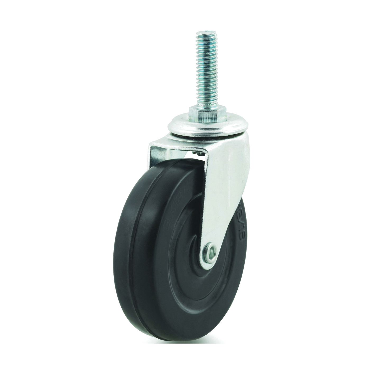 Dh Casters C-L30T2RS Swivel Caster, Threaded Mounting, 3-5/8 in H Dimensions, 3 in Dia Wheel, 13/16 in W Wheel, 110 lb