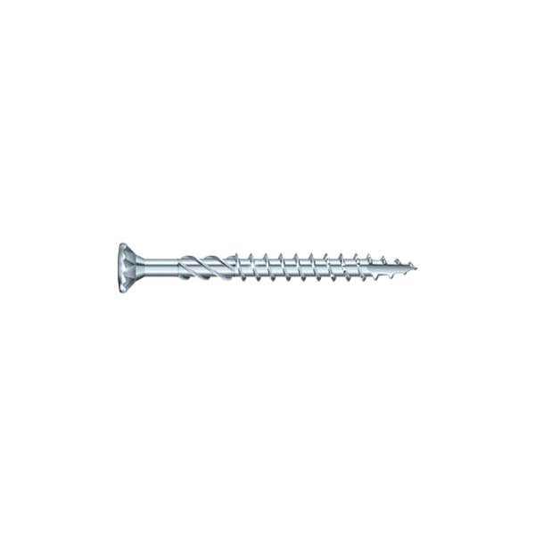 137147 Framing and Decking Screw, #10 Thread, 3-1/8 in L, Flat Head, Star Drive, 316 Stainless Steel