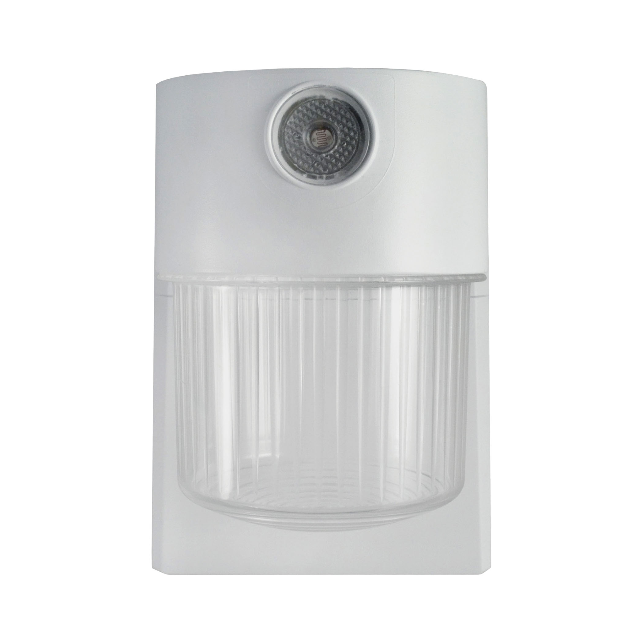 O-JJ-700-DW Jelly Jar Porch Light, 120 V, 9 W, LED Lamp, 700 Lumens, 4000 K Color Temp, Plastic Fixture, White
