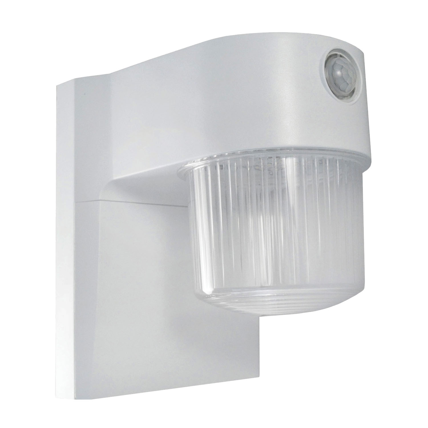 O-JJ-700-MW Motion Sensor Light, LED Lamp, 700 Lumens, 4000 k Color Temp, White Fixture