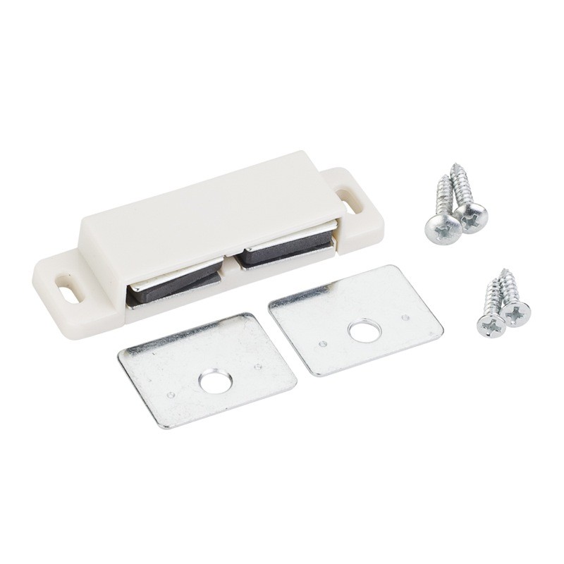 Hardware Resources 50621-R Double Magnetic Catch, Plastic, Zinc