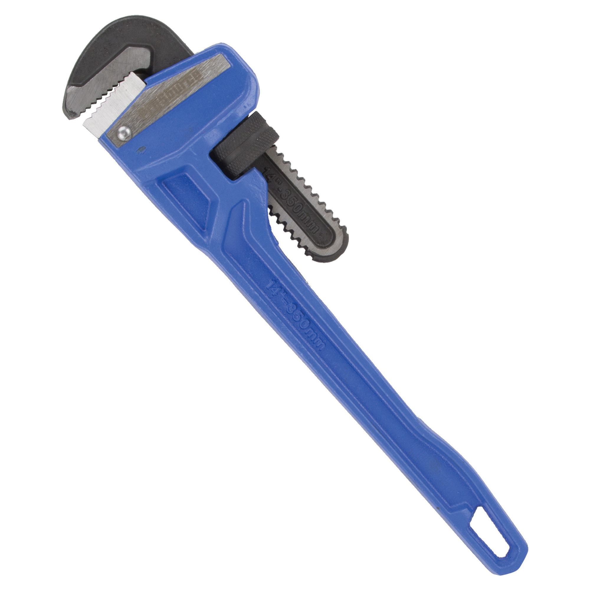 JL40114 Pipe Wrench, 38 mm Jaw, 14 in L, Serrated Jaw, Die-Cast Carbon Steel, Powder-Coated, Heavy-Duty Handle
