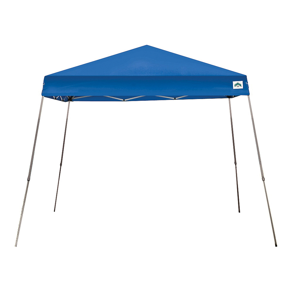 Seasonal Trends 21007800020 Canopy, 10 ft L, 10 ft W, 9.2 ft H, Steel Frame, Polyester Canopy, Blue Canopy - 1