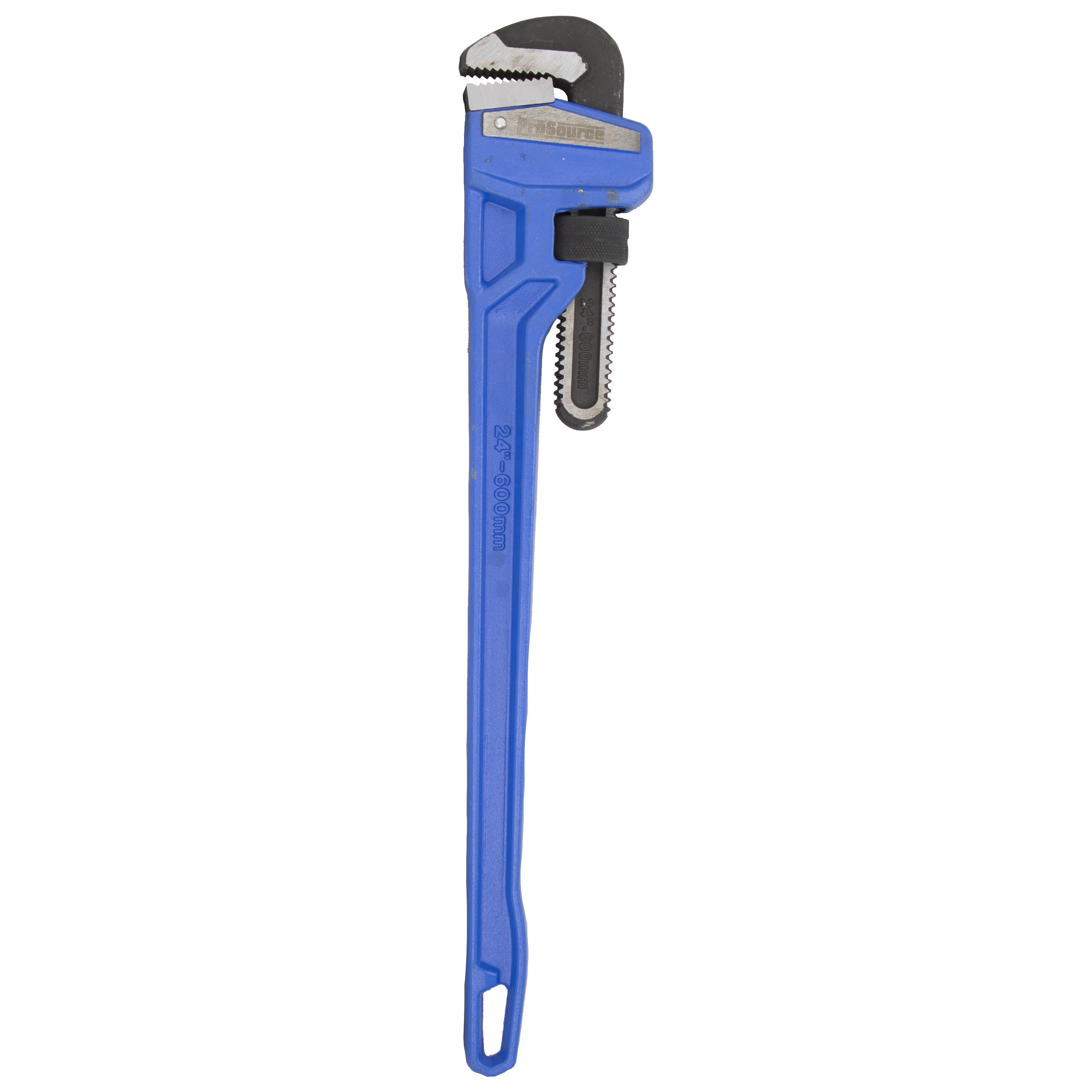 JL40124 Pipe Wrench, 63 mm Jaw, 24 in L, Serrated Jaw, Die-Cast Carbon Steel, Powder-Coated, Heavy-Duty Handle