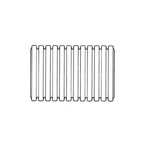 ADS 03010100 Pipe Tubing, Perforated, Single-Wall, HDPE, 100 ft L