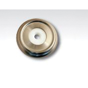 Lincoln 102476 Decorative Tub Spout Flange, 3-1/2 in Dia, Stainless Steel, Chrome Plated