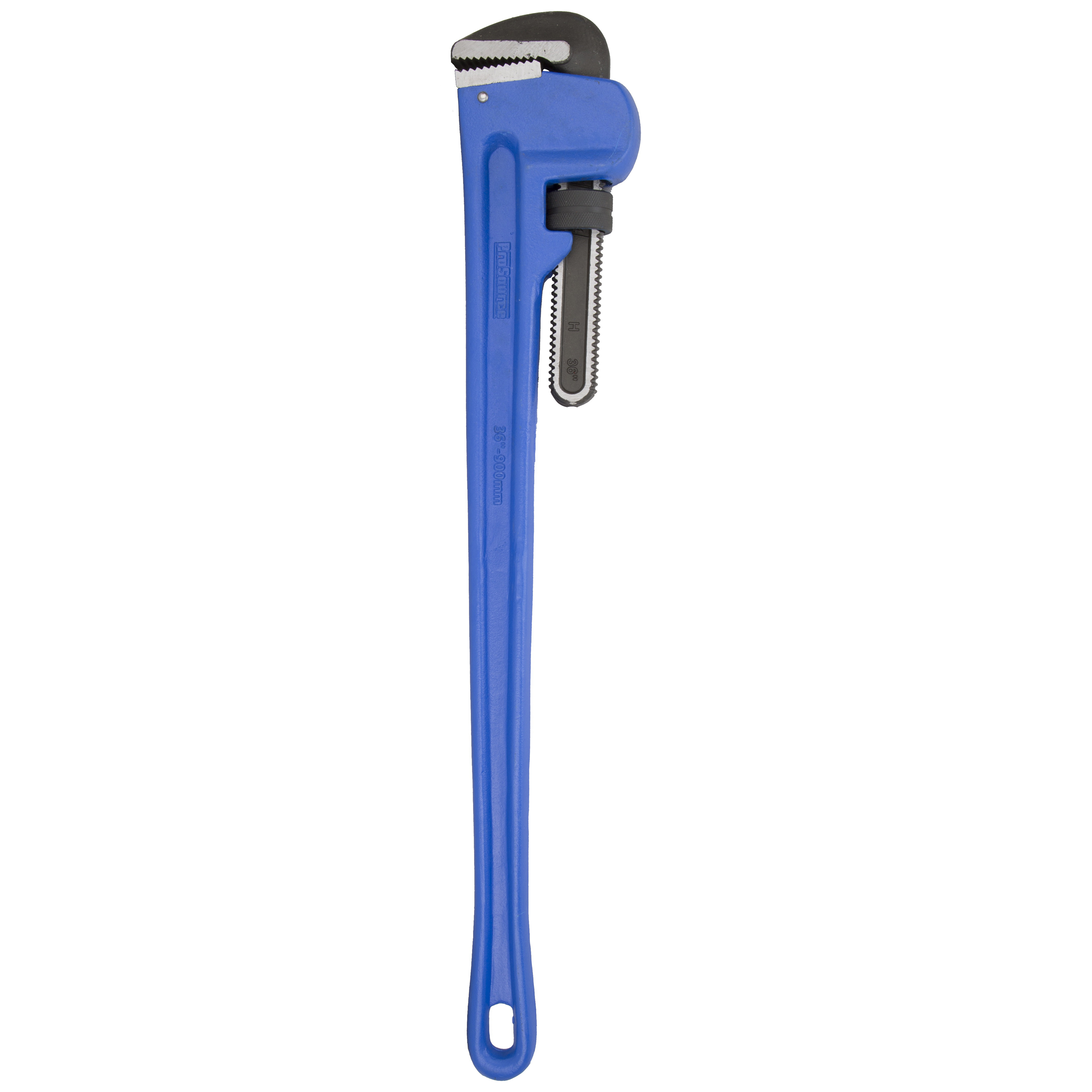 JL40136 Pipe Wrench, 130 mm Jaw, 36 in L, Serrated Jaw, Die-Cast Carbon Steel, Powder-Coated, Heavy-Duty Handle