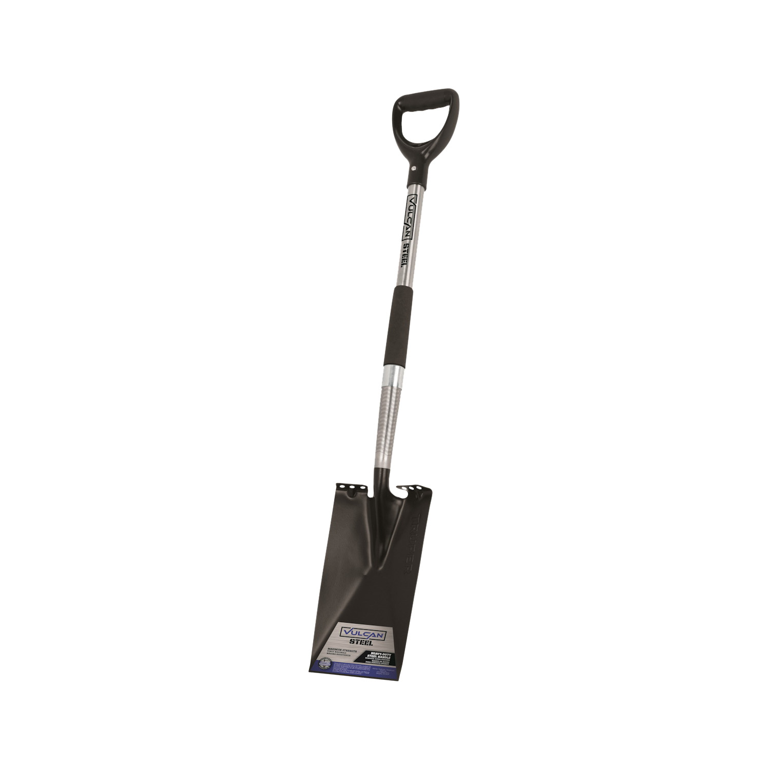34862 Garden Shovel, Stainless Steel Blade, Steel Handle, D-Shaped Handle, 30 in L Handle
