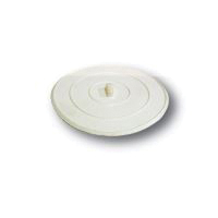 Lincoln 100395 Flat Sink Stopper, Rubber, White