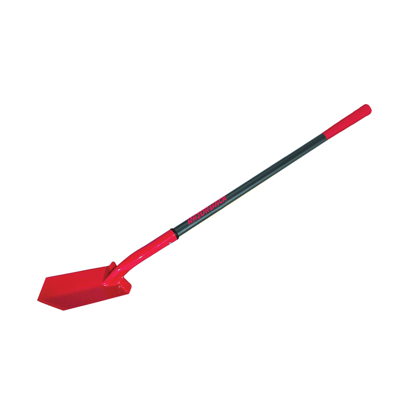 47035 Trenching Shovel, 5 in W Blade, Steel Blade, Fiberglass Handle, Extra Long Handle, 43 in L Handle