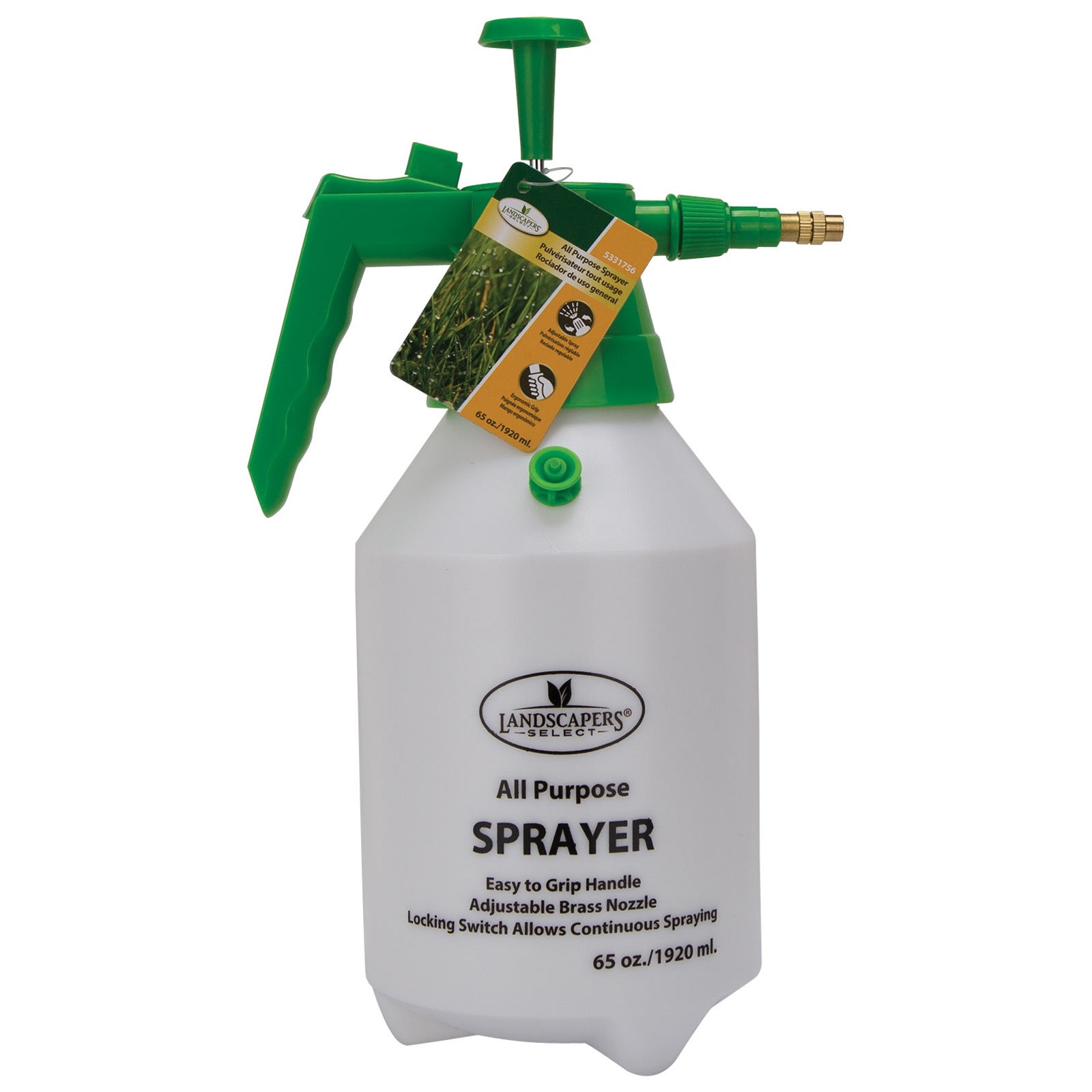 Landscapers Select SX-5073-33L Pressure Sprayer, Adjustable Nozzle, PE, White - 2