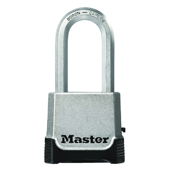 Master Lock Magnum M176XDLH Combination Padlock, 3/8 in Dia Shackle, 2 in H Shackle, Boron Carbide Steel Shackle - 1