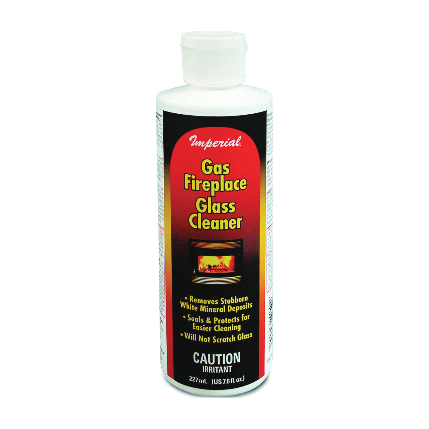 KK0044 Gas Fireplace Glass Cleaner, Liquid, Beige/Opaque, Viscous Liquid, 7.6 fl-oz Bottle