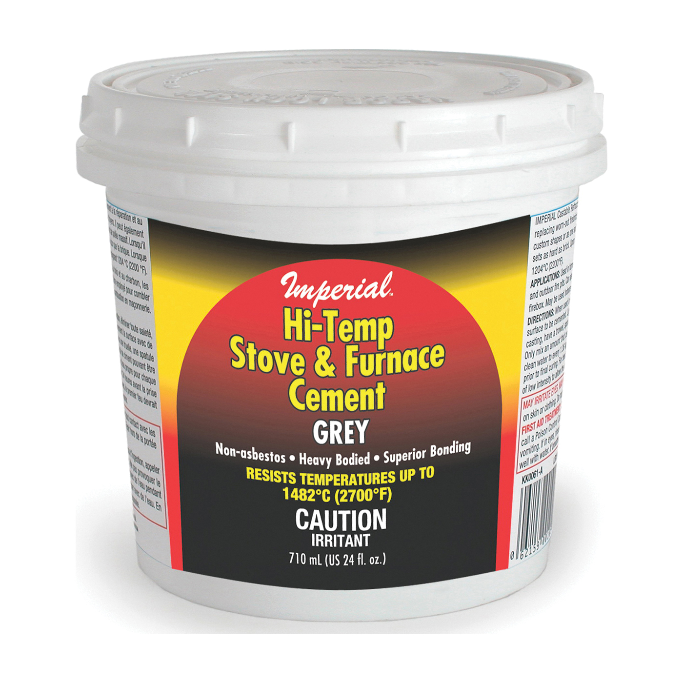 KK0069-A Stove and Furnace Cement, 24 oz Tub