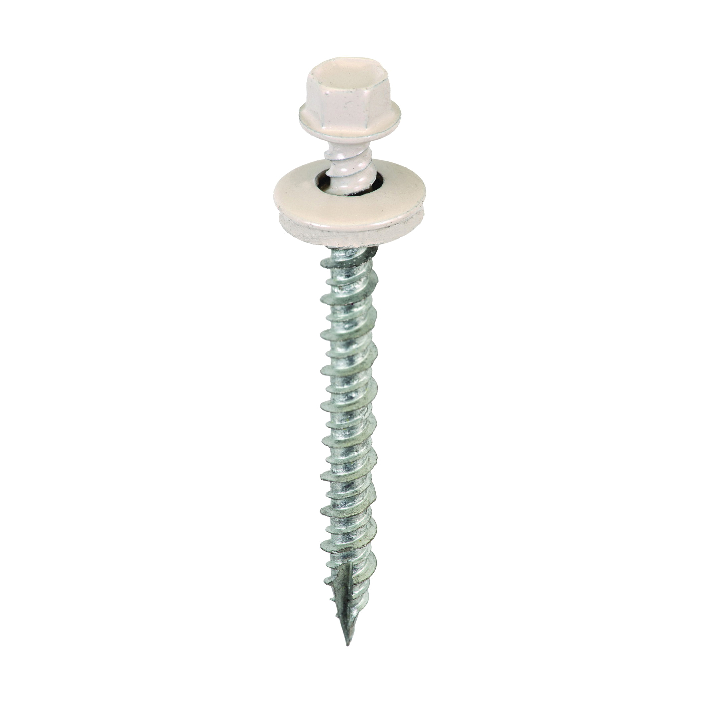 SW-MW2LG250 Screw, #9 Thread, High-Low, Twin Lead Thread, Hex Drive, Self-Tapping, Type 17 Point, 250/BAG