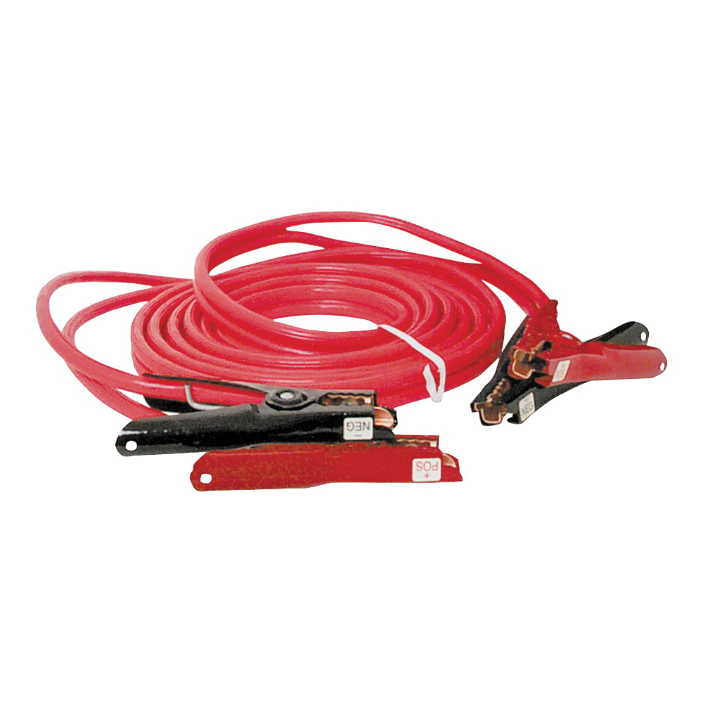 CCI Road Power 08666-00-04 Booster Cable, 4 AWG Wire, Clamp, Red Sheath