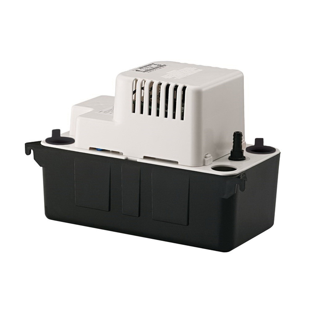 VCMA-20ULS Series 554425 Automatic Condensate Removal Pump, 1.5 A, 115 V, 0.33 hp, ABS/Stainless Steel