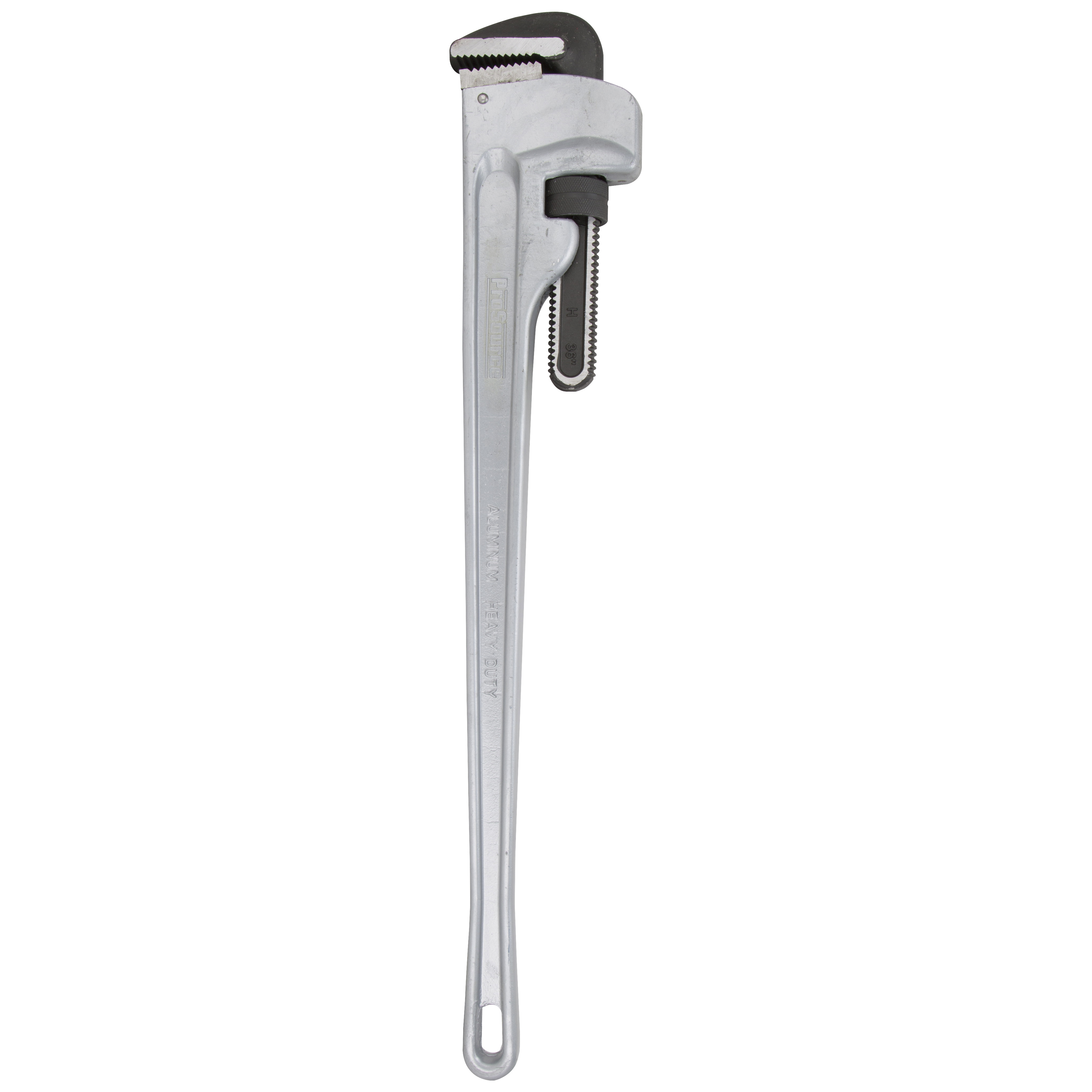 JL40036 Pipe Wrench, 130 mm Jaw, 36 in L, Serrated Jaw, Aluminum, Powder-Coated, Heavy-Duty Handle