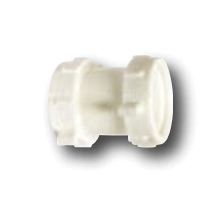 Lincoln 108917 Coupling, 1-1/4/1-1/2 in, Slip Joint, Plastic, White