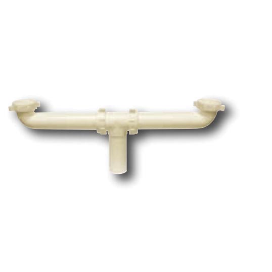 Lincoln 108903 Repair Trap, 1-1/2 x 1-1/4/1-1/2 in, Slip x Tube, PVC, White