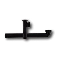 Lincoln 108970 End Outlet Sink Drain, 1-1/2 in Connection, Slip Joint, Plastic, Black