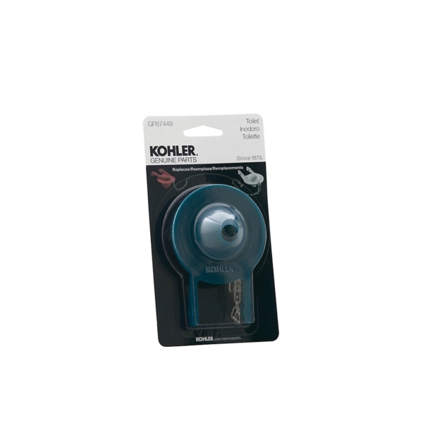 Kohler K-GP87449 Flapper, Specifications: 2 in Size, Rubber, Blue - 2