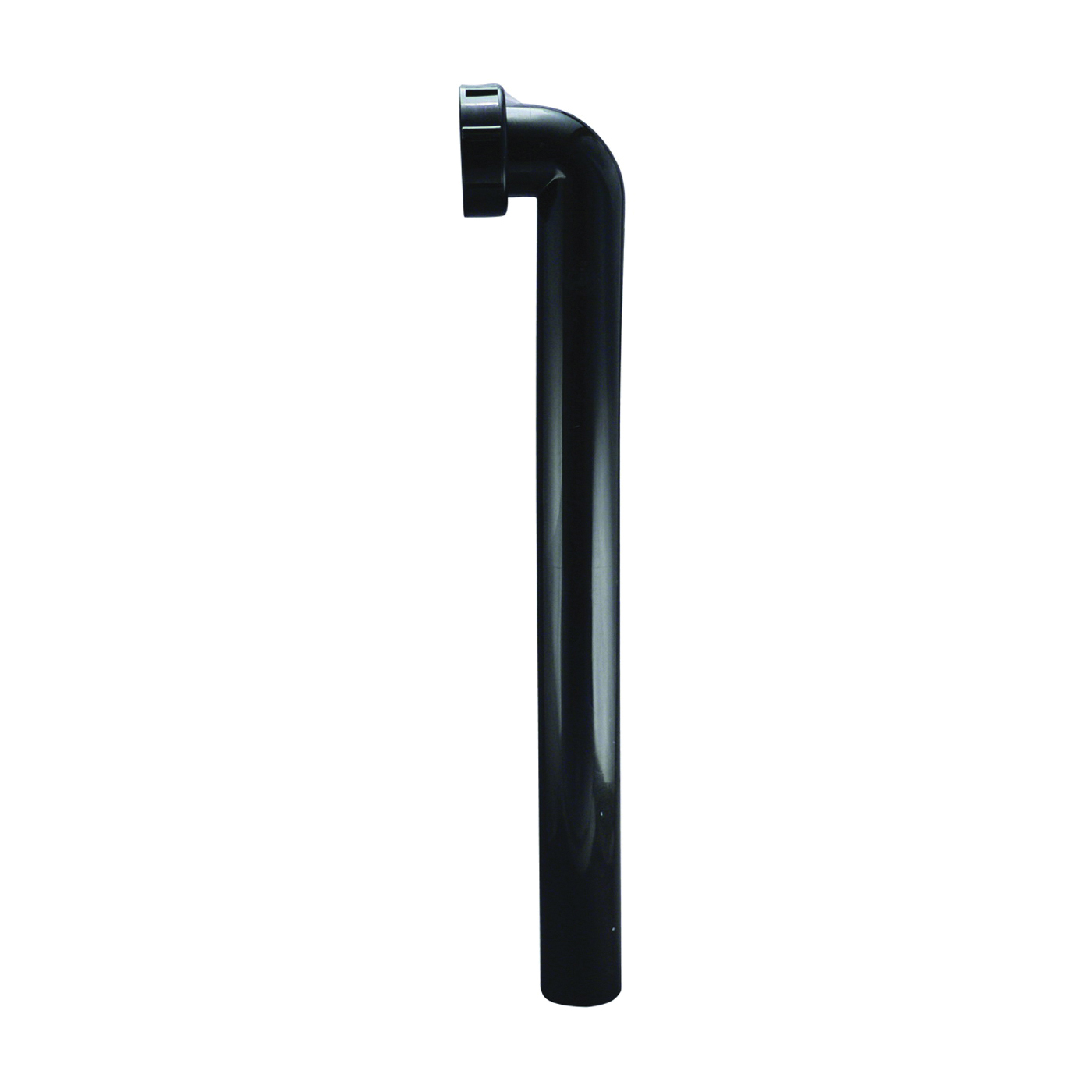 PP104AB Waste Arm, 1-1/2 in, Direct-Connect, Plastic, Black