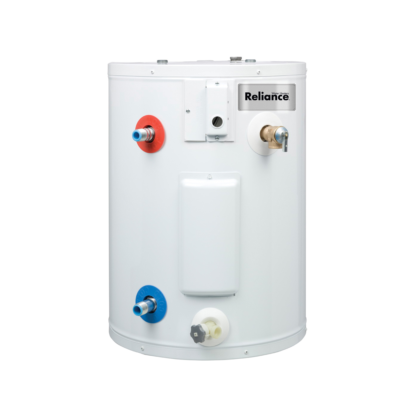 6 20 SOMS K Electric Water Heater, 120 V, 1650 W, 20 gal Tank, Copper Heating Element, Wall Mounting