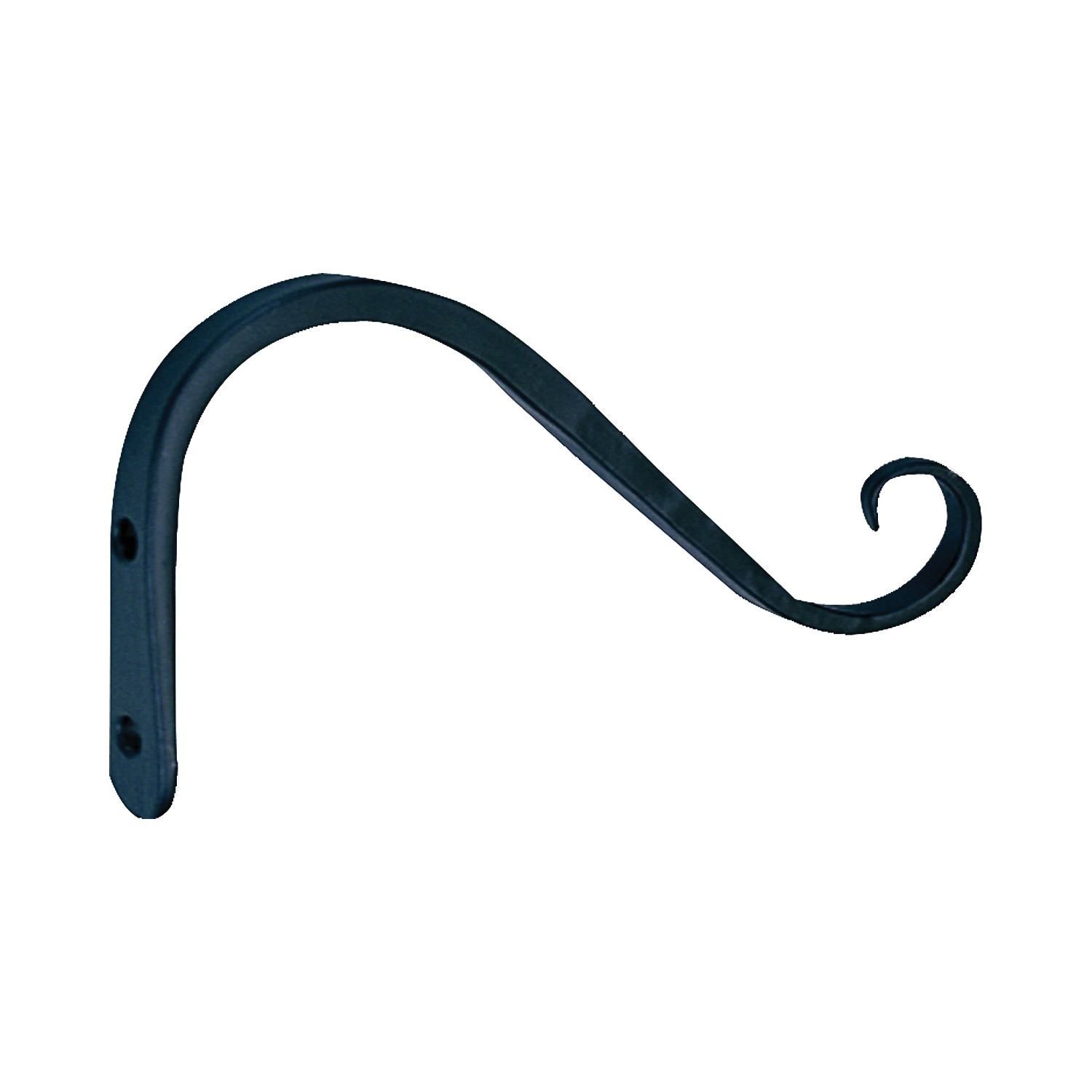 GB-3021 Hanging Plant Hook, 5-3/4 in L, 3.5 in H, Steel, Matte Black, Wall Mount Mounting