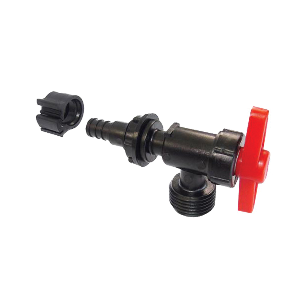 30895 Washing Machine Valve, Plastic, Red