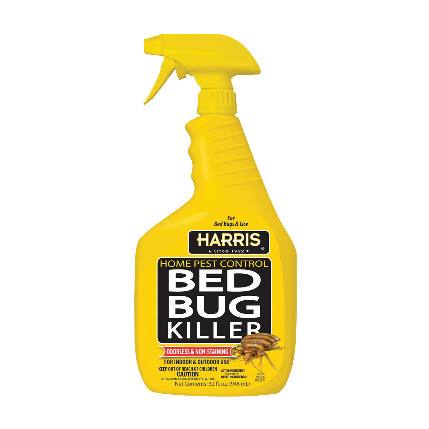 HBB-32 Bed Bug Killer, Liquid, Spray Application, 32 oz