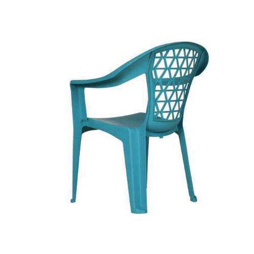 Adams Penza 8220-48-3700 Stack Chair, 24.7 in W, 23 in D, 32 in H, Polypropylene, White