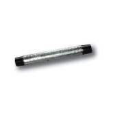 Lincoln 414720 Pipe Nipple, 1/2 in, Steel, SCH 40 Schedule, 72 in L