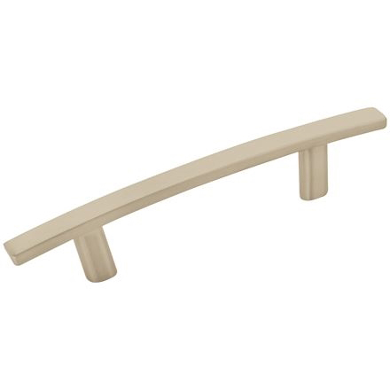 BP26201G10 Cabinet Pull, 5-1/4 in L Handle, 1 in H Handle, 1-1/16 in Projection, Zinc, Satin Nickel