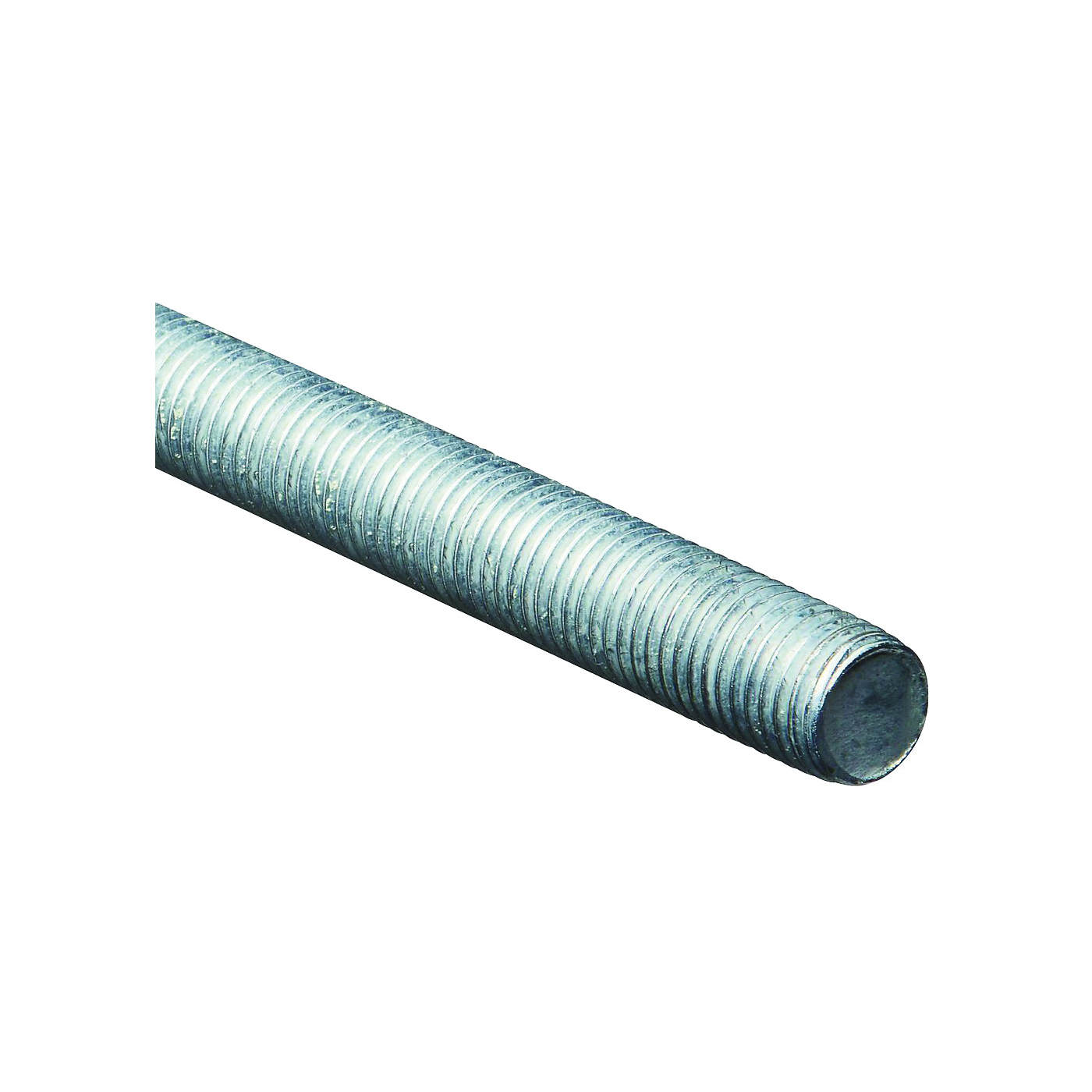 N179-564 Threaded Rod, 7/8-9 Thread, 36 in L, A Grade, Steel, Zinc, UNC Thread