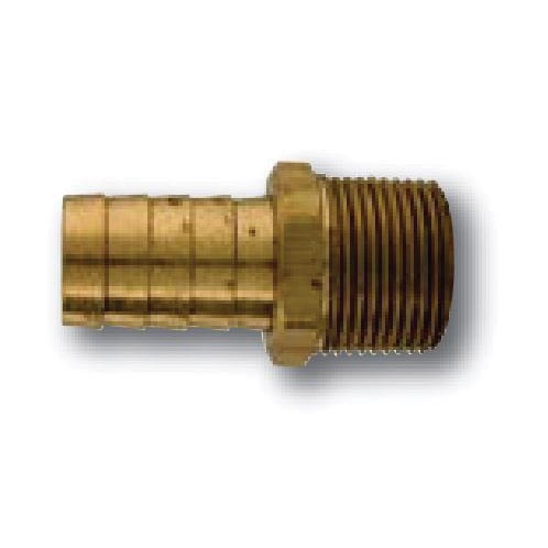 Lincoln 127371 Adapter, 5/16 x 1/8 in, Barbx Male, Brass