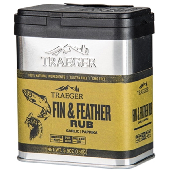 Traeger SPC176 Fin and Feather Rub, 5.5 oz, Tin - 2