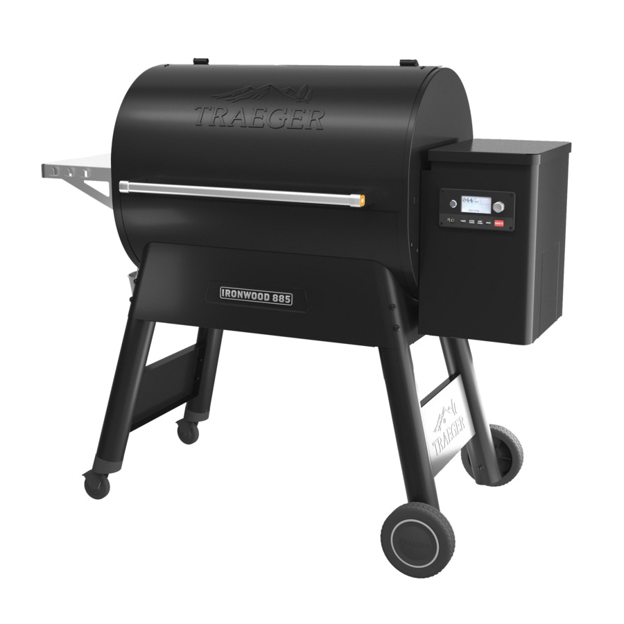 Traeger Ironwood 885 Wood Pellet WiFi Grill and Smoker Black - 1
