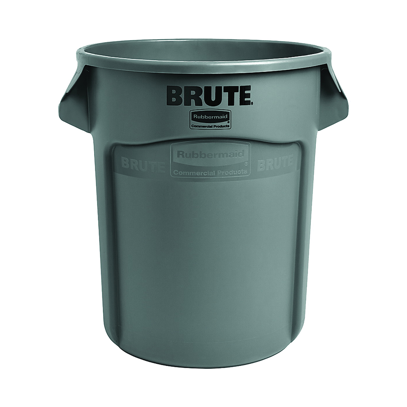 Rubbermaid 262016GRAY Trash Container, 20 gal Capacity, Plastic, Gray - 1