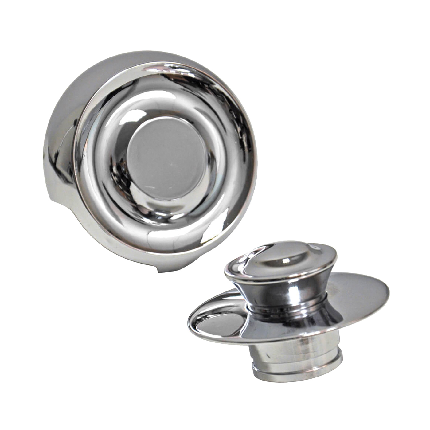 10551 Tub Drain Trim Kit, Metal, Chrome, For: 1 and 2-Hole Plates