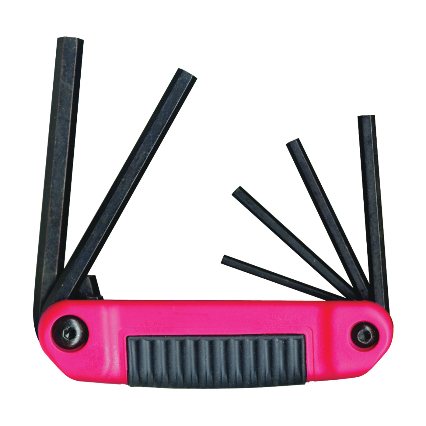 25611 Hex Key Set, Includes: 5/32 to 3/8 in Keys, 6-Piece, Steel, Black