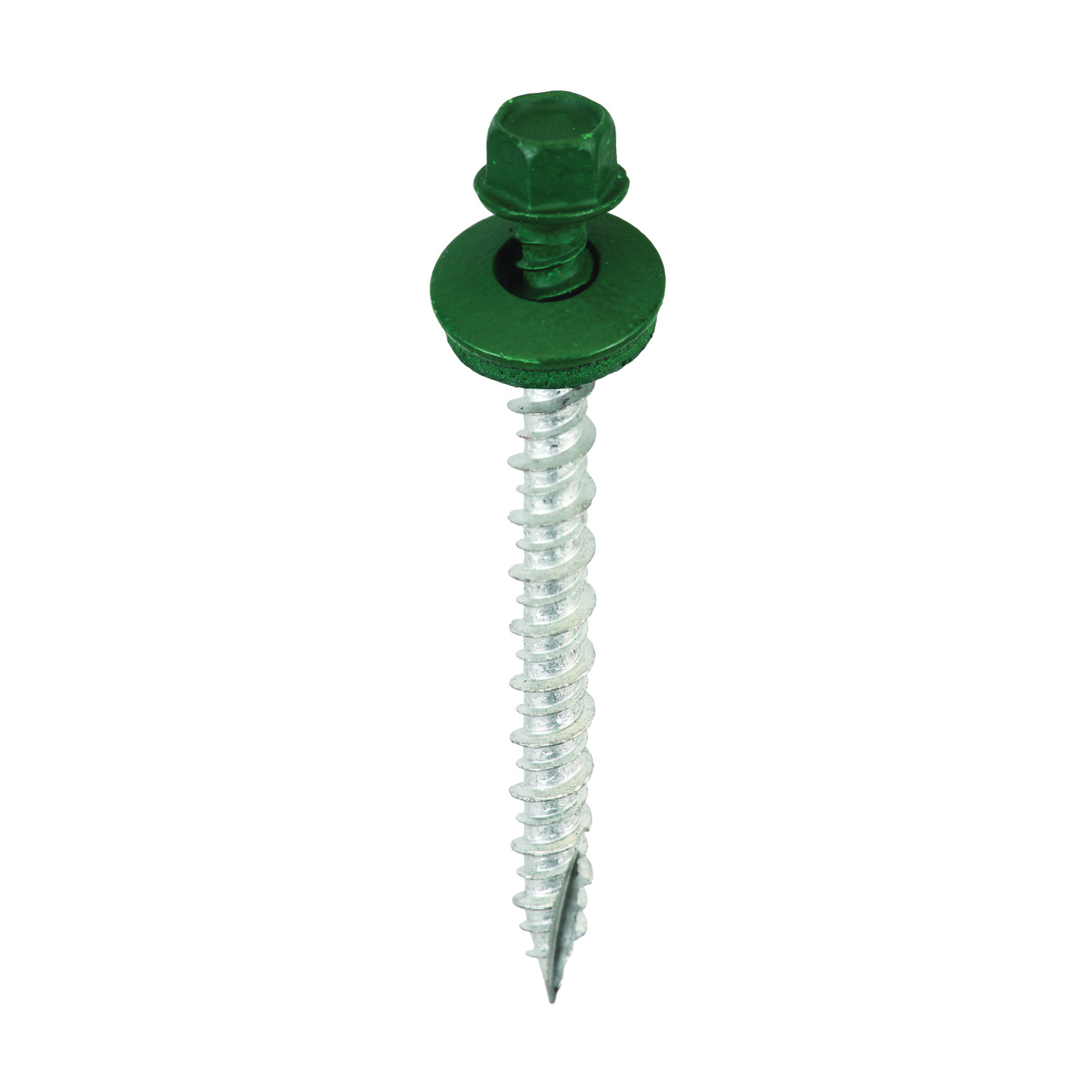 SW-MW2FG250 Screw, #9 Thread, High-Low, Twin Lead Thread, Hex Drive, Self-Tapping, Type 17 Point, 250/BAG