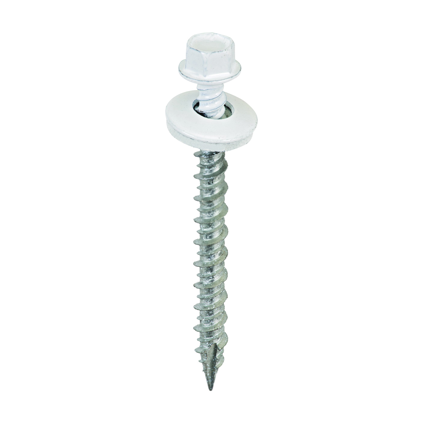 SW-MW2BW250 Screw, #9 Thread, High-Low, Twin Lead Thread, Hex Drive, Self-Tapping, Type 17 Point, 250/BAG