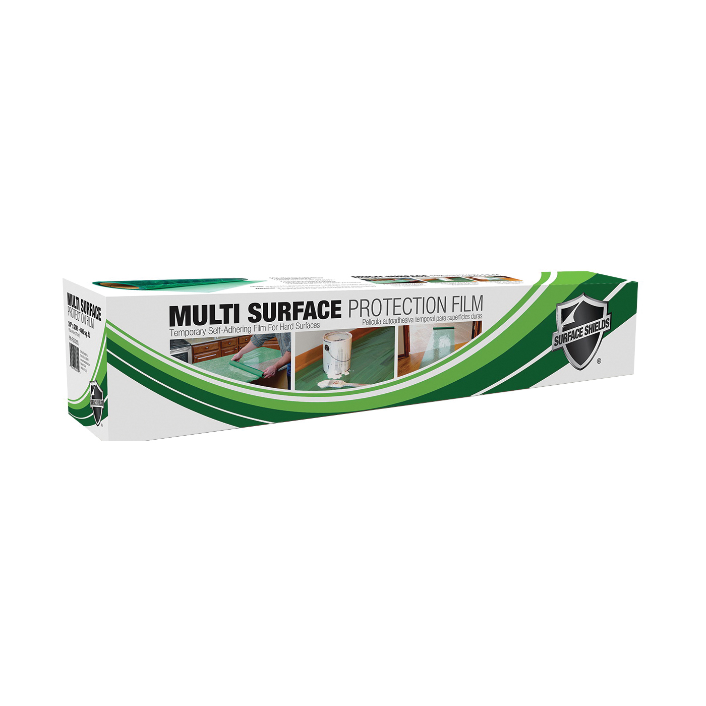 Surface Shields MU2450W Protection Film, 50 ft L, 24 in W, 3 mil Thick, Polyethylene, Green - 1
