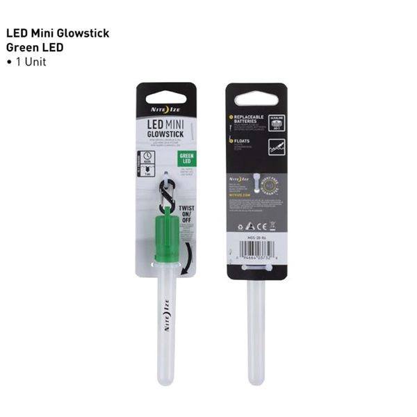 Nite Ize MGS-28-R6 Mini Glowstick, Alkaline Battery, AG3 Battery, LED Lamp - 3