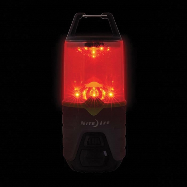 Nite Ize R300RL-17-R8 Rechargeable Lantern, Rechargeable Battery, LED Lamp, Red/White Light - 5
