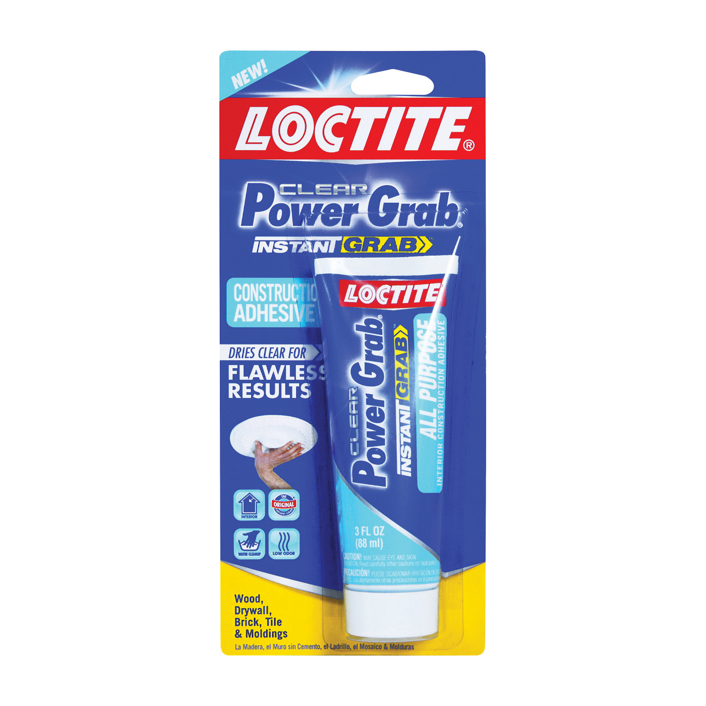 Loctite 2031710 Interior Construction Adhesive, White, 3 fl-oz Squeeze Tube