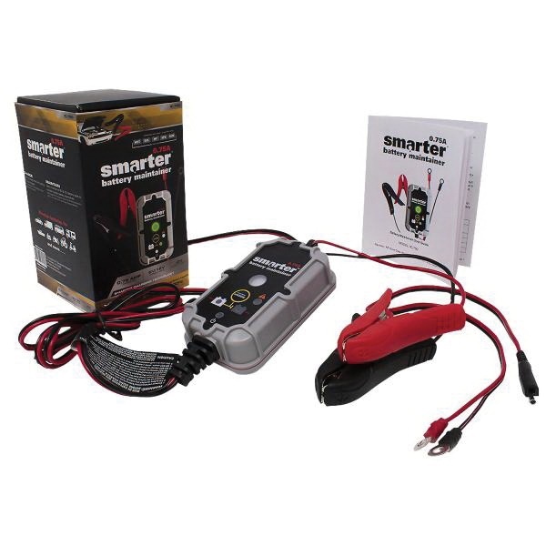 SMARTECH IC-750 Trickle Battery Charger, 0.75 A Charge, Black - 4