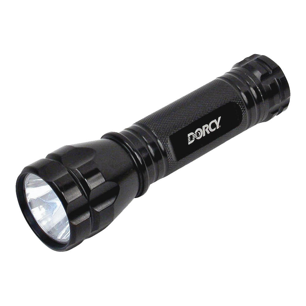 41-4297 Flashlight, AAA Battery, LED Lamp, 650 Lumens, 164 m Beam Distance, 2 hr Run Time, Black