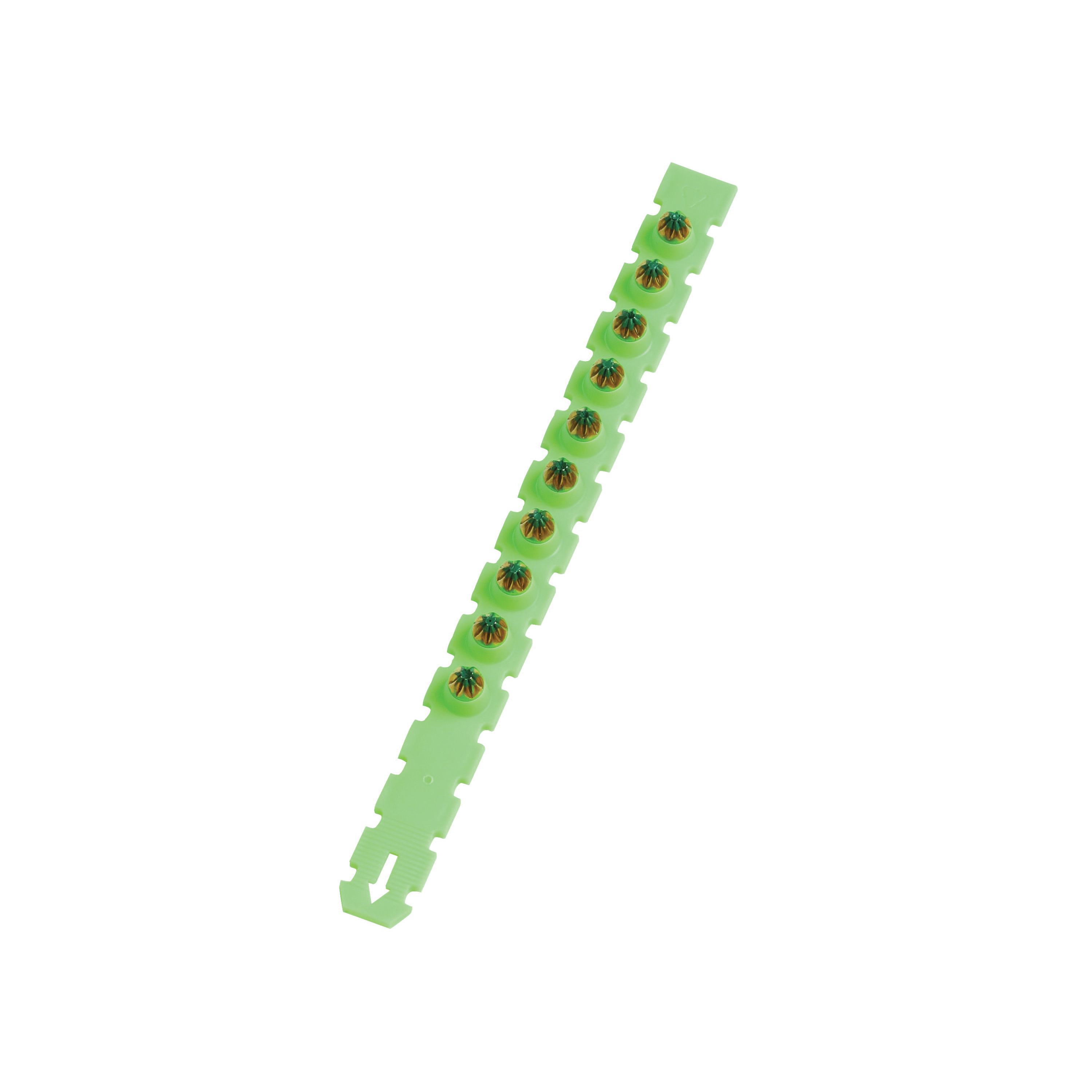 Ramset C3RS27 Powder Actuated Load Strip, Power Level: 3, Green Code, 10-Load, 0.27 in Dia, 1-1/2 in L - 1